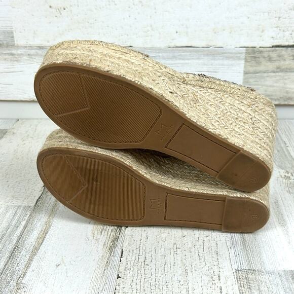 Mark Fisher Womens 8.5 cheetah calf fur and leather espadrilles new leather - Picture 7 of 8